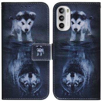 ART Peňaženkový kryt pre Motorola Moto G52 WOLF DOG