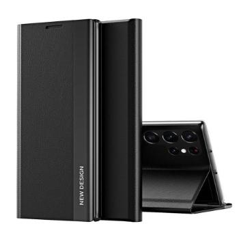 MG Sleep Case Pro knižkové puzdro na Samsung Galaxy S25 Ultra, čierne