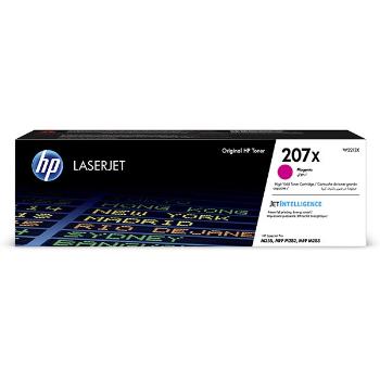 HP originál toner W2213X, magenta, 2450str., HP 207X, HP Color LaserJet Pro M255, MFP M282, M283, O, purpurová