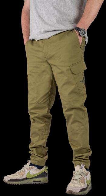 Black cat nohavice cargo trousers - m