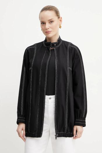 Bunda MM čierna farba, prechodná, oversize, 2516911018600