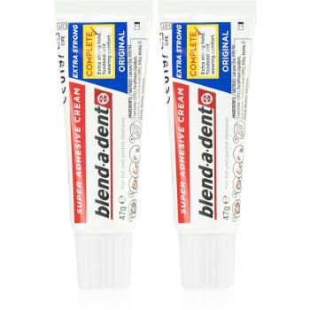 Blend-a-dent Extra Strong Original fixačný krém pre zubnú náhradu 2x47 g