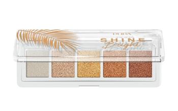 PUPA Milano Paletka očných tieňov Shine Bright (Eye Palette) 4 g 001 Sunny Gold