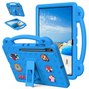 FANY Detský kryt na tablet pre Samsung Galaxy Tab S10 FE+ svetlomodrý