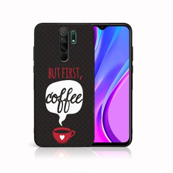 MY ART Silikónový obal Xiaomi Redmi 9 COFFEE (056)