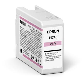 EPSON C13T47A60N - originálna cartridge, svetlo purpurová