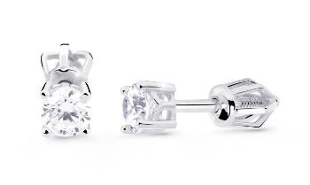 Cutie Diamonds Luxusné náušnice z bieleho zlata s diamantmi DZ8025-30-00-X-2-1