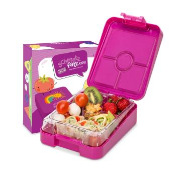 Klarstein, schmatzfatz easy, snack box, 4 priehradky, 18 x 15 x 5 cm (Š x V x H)