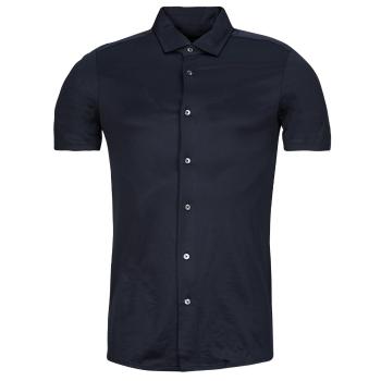 Emporio Armani  CAMICIA 8N1CG0  Košele s krátkym rukávom Námornícka modrá