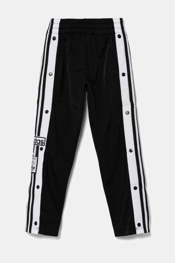 Detské tepláky adidas Originals čierna farba, s nášivkou, JX1091