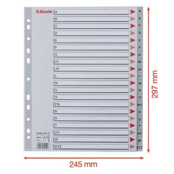 Esselte A-Z A4 Maxi műanyag regiszter