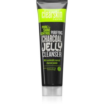 Avon Clearskin Pore & Shine Control hĺbkovo čistiaci gél s aktívnym uhlím 100 ml