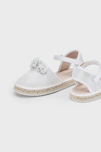 Detské espadrilky Mayoral biela farba, 45646