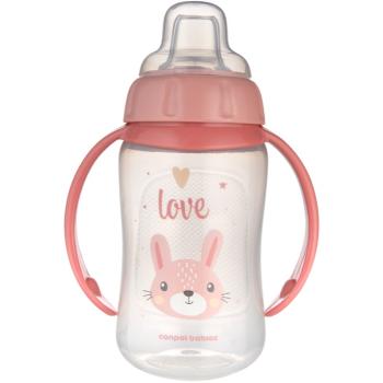 Canpol babies Cute Animals Training Cup tréningový hrnček Rabbit 6m+ 320 ml