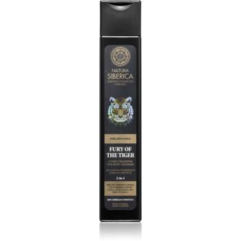 Natura Siberica For Men Only energizujúci šampón na vlasy a telo 250 ml