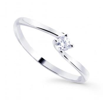 Cutie Diamonds Pôvabný zásnubný prsteň zo zlata s diamantom DZ8013-10-X-2 49 mm