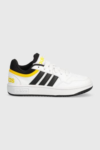 Detské tenisky adidas Originals HOOPS 3.0 K biela farba