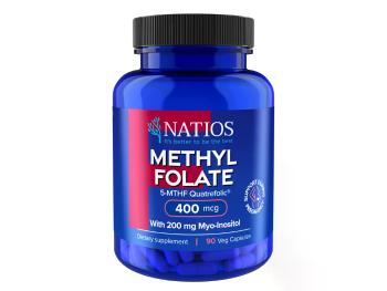 NATIOS Methyl Folate 5-MTHF Quatrefolic 400 mcg 90 kapsúl