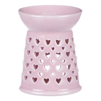 Porcelánová arómalampa Pink, 11 x 11 x 14 cm
