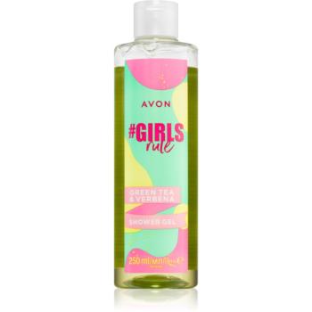 Avon #GirlsRule Green Tea & Verbena osviežujúci sprchový gél 250 ml