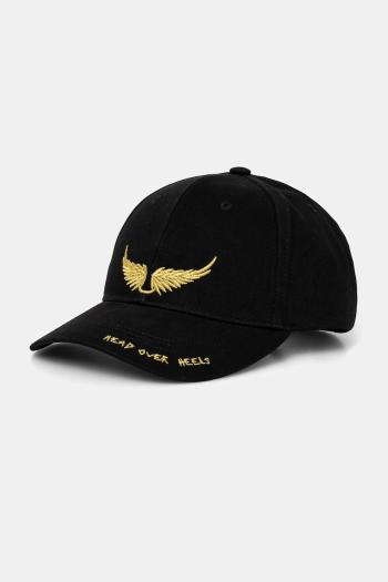 Šiltovka ZADIG&VOLTAIRE čierna farba, s nášivkou, OWHT00123