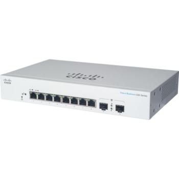 CISCO CBS220 Smart 8-port GE, Full PoE, Ext PS, 2× 1 G SFP (CBS220-8FP-E-2G-EU)