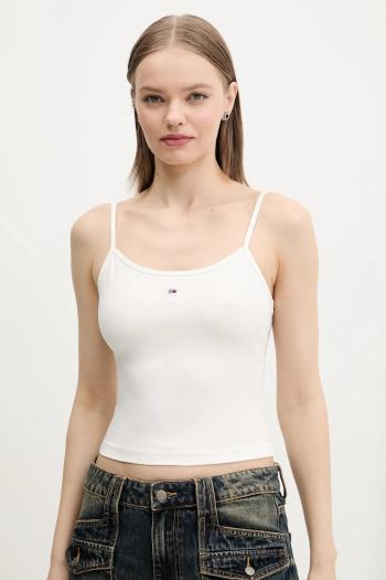 Top Tommy Jeans 2-pak dámsky, ružová farba