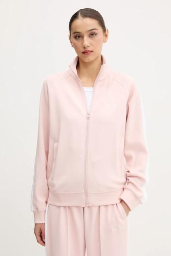 Mikina Guess Jeans ružová farba, s nášivkou, W5GQ38 KB212