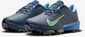 Nike Infinity Tour 2 Unisex Armoury Navy/Smoky Blue/Light Lemon Twist 45,5 Pánske golfové topánky
