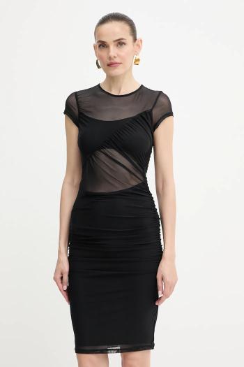 Šaty Guess GRACEY čierna farba, mini, priliehavé, W5YK66 KBAH2