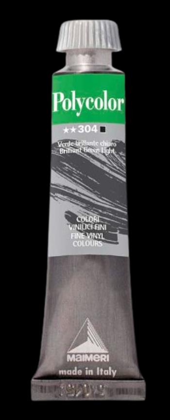 MAIMERI POLYCOLOR - Jemné vinylové farby 304 - brilliant green light, 20 ml