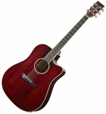 Tanglewood TW5 E R Red Gloss Elektroakustická gitara Dreadnought