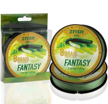 Zfish splienaná šnúra fantasy 8 braid 300 m - 0,35 mm 31,9 kg