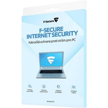 F-Secure INTERNET SECURITY pre 3 zariadenia na 1 rok (elektronická licencia) (FCIPOB1N003G1)