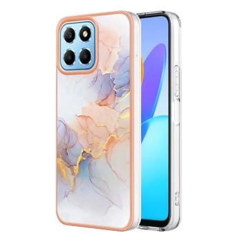 IMD MARBLE Ochranný kryt pre Honor X6 / X8 5G WHITE ORANGE