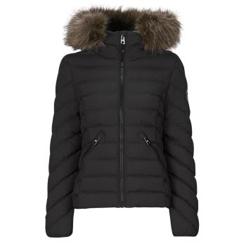 Superdry  FUJI HOODED FAUSSE FOURRURE  Bundy Čierna