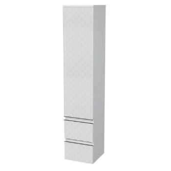 Kúpeľňová skrinka vysoká SAT Cube Way 32,5x163x33 cm biela mat CUBE3DV351DP2ZBP