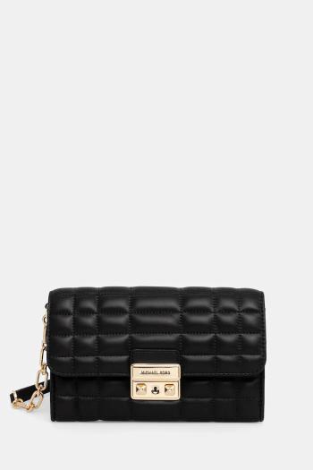 Kožená listová kabelka MICHAEL Michael Kors čierna farba, 32S4G2RC9L