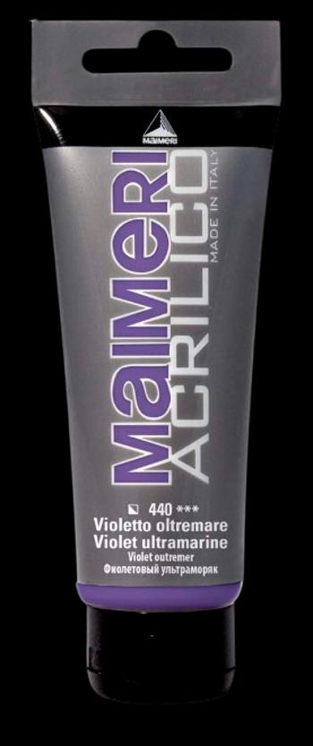MAIMERI ACRILICO - Akrylové farby 440 - ultramarine violet, 0,2 L