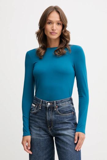 Tričko s dlhým rukávom United Colors of Benetton čierna farba, 3ZQM3M858
