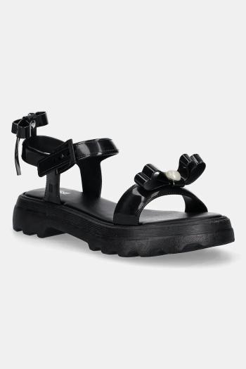 Sandále Melissa MELISSA TOWN SANDAL BOW AD čierna farba, na platforme, M 35972