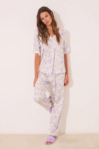 Pyžamo women'secret dámske, béžová farba, 3592396