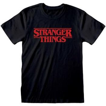 Stranger Things – Logo Black – tričko (GMERCHc1042nad)