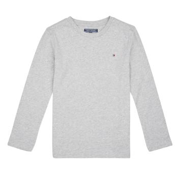 Tommy Hilfiger  BOYS BASIC CN KNIT L/S  Tričká s dlhým rukávom Šedá