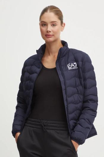 Bunda EA7 Emporio Armani dámska, tmavomodrá farba, prechodná, TNF8Z.8NTB21