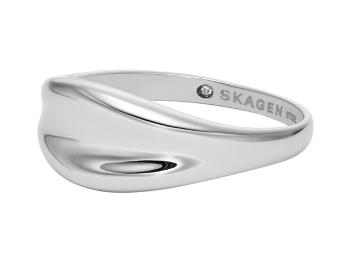 Skagen Moderný oceľový prsteň pre ženy Anja Pebble SKJ1850040 57 mm