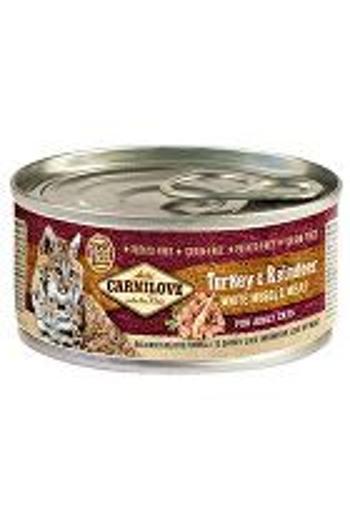 Carnilove White Muscle Meat Turkey&Reindeer Cats 100g + Množstevná zľava