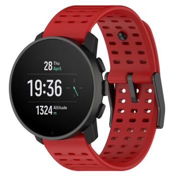 AIRY Silikónový remienok pre Suunto Race / Suunto Race S červený