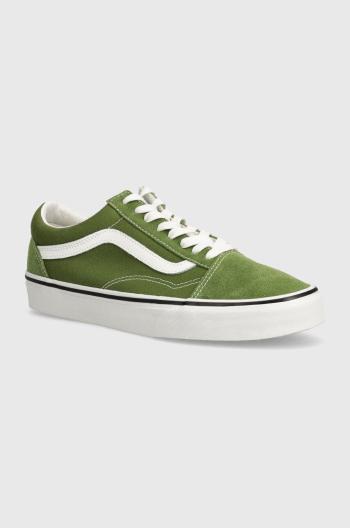 Tenisky Vans Old Skool zelená farba, VN000CT8CIB1