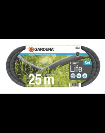 GARDENA Kit de 25 m de furtun textil Liano Life